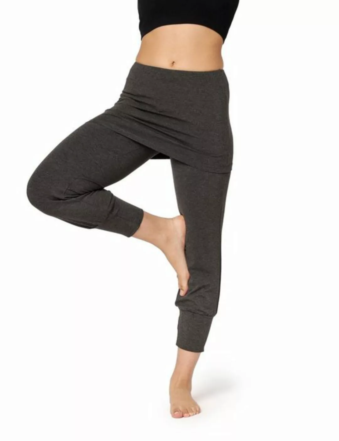 Bellivalini Leggings Yoga Leggings Damen Yogahose mit Rock 3/4 BLV50-276 (1 günstig online kaufen