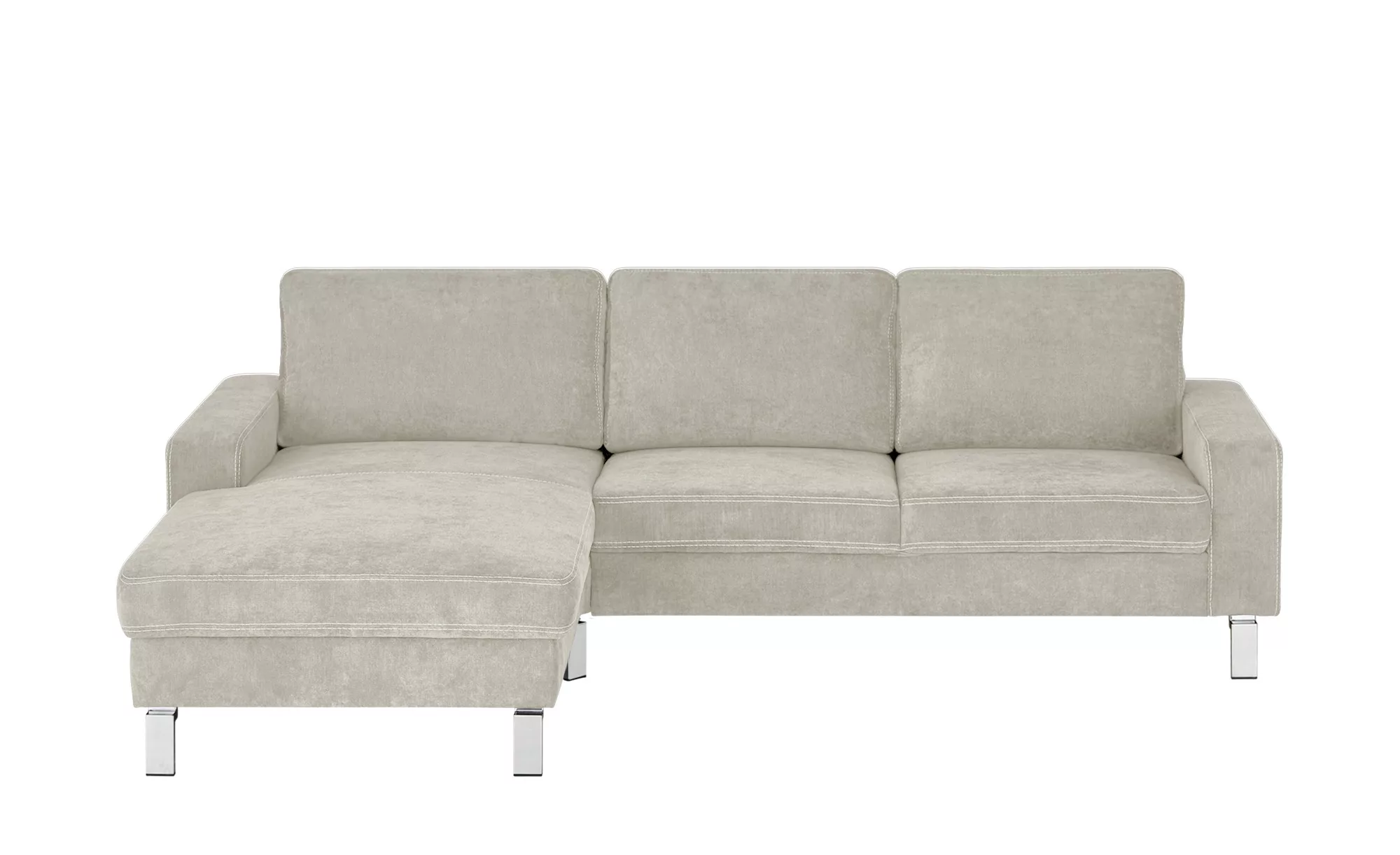 Ecksofa - beige - 86 cm - Polstermöbel > Sofas > Ecksofas - Möbel Kraft günstig online kaufen