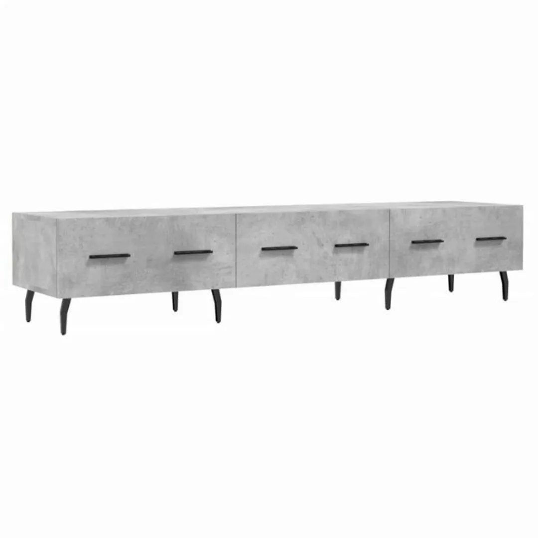 furnicato TV-Schrank Betongrau 150x36x30 cm Holzwerkstoff (1-St) günstig online kaufen