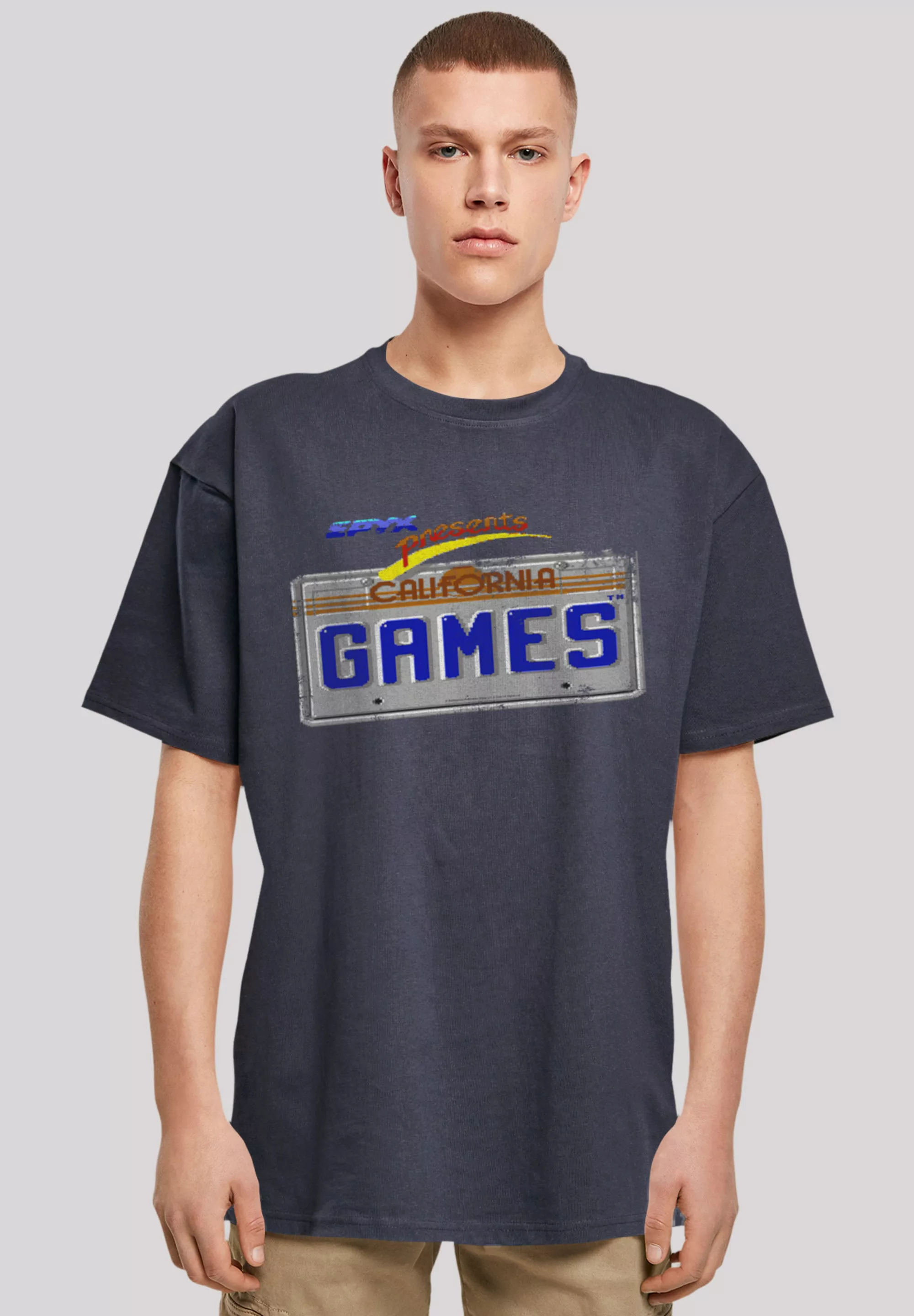 F4NT4STIC T-Shirt "California Games Plate", Print günstig online kaufen