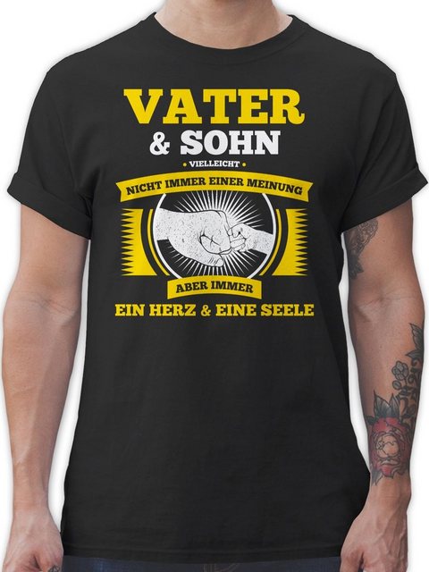 Shirtracer T-Shirt Vater und Sohn nicht immer einer Meinung Papa günstig online kaufen