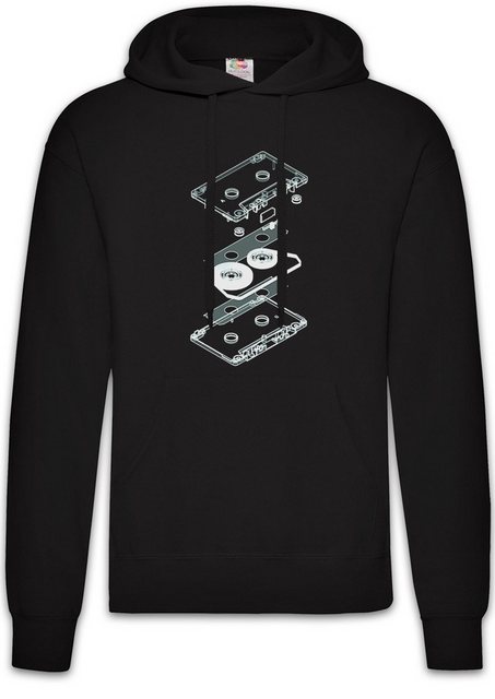 Urban Backwoods Hoodie Explosion Audio Cassette Herren Hoodie 80s Kassette günstig online kaufen