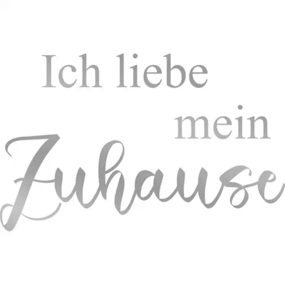 my home Wandtattoo "Ich liebe mein Zuhause", (1 St.), Wandaufkleber, selbst günstig online kaufen