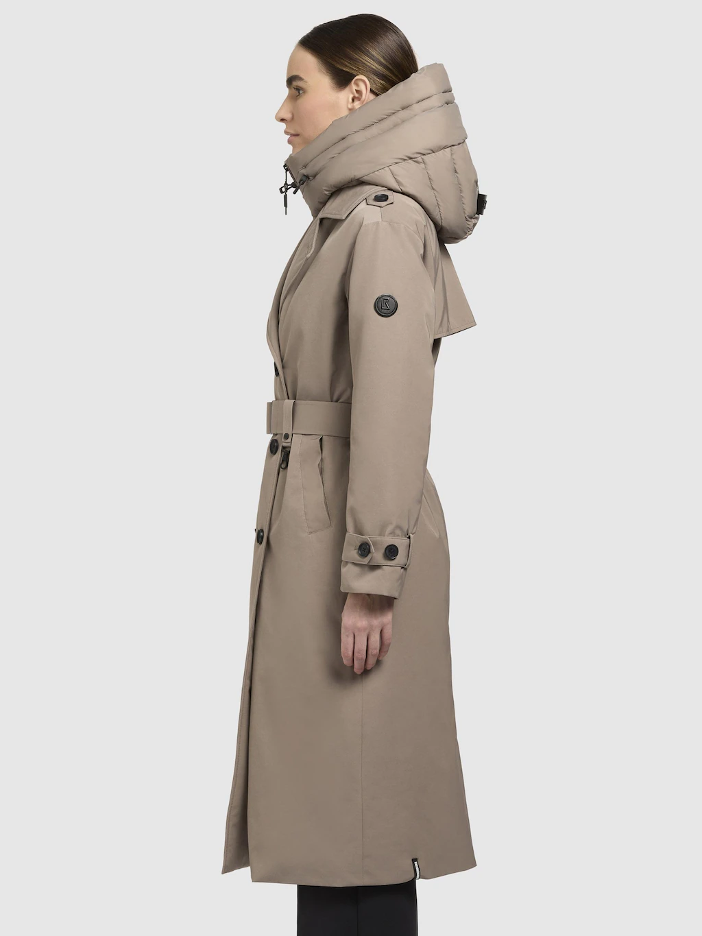 khujo Trenchcoat "Elena", Warmer Wintermantel mit doppelter Knopfleiste günstig online kaufen