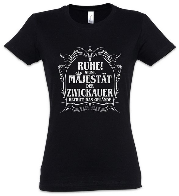 Urban Backwoods Print-Shirt Seine Majestät Der Zwickauer Damen T-Shirt Osta günstig online kaufen