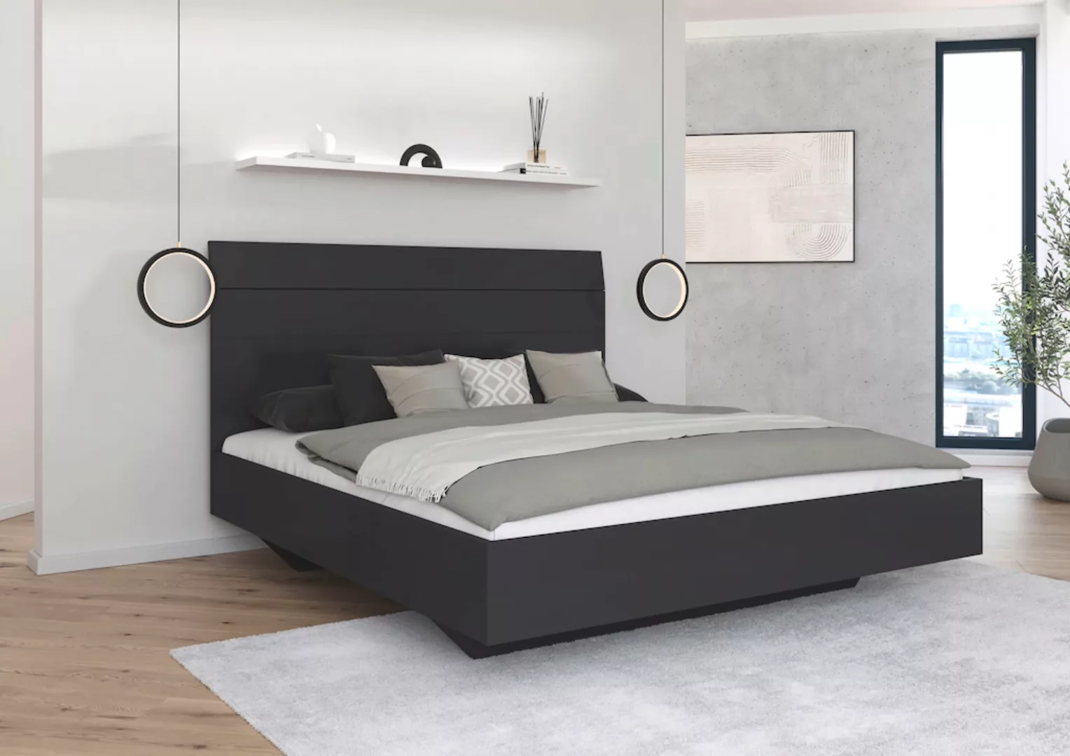 rauch Futonbett "Bett Doppelbett Holzbett AGORDO", mit hohem Kopfteil günstig online kaufen