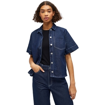 Object  Blusen Shirt Gemme - Dark Blue Denim günstig online kaufen