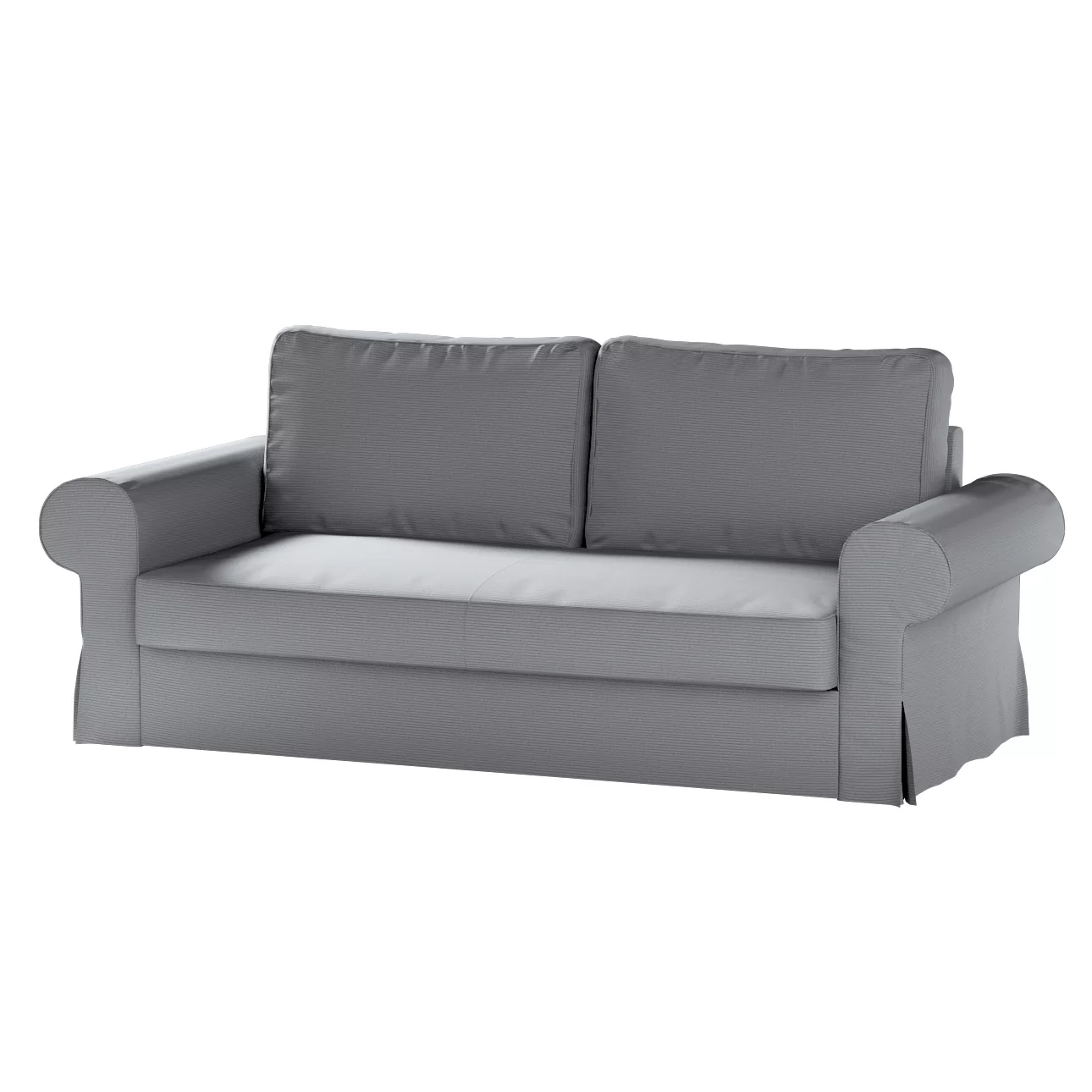 Bezug für Backabro 3-Sitzer Sofa ausklappbar, hellgrau, Bezug für Backabro günstig online kaufen