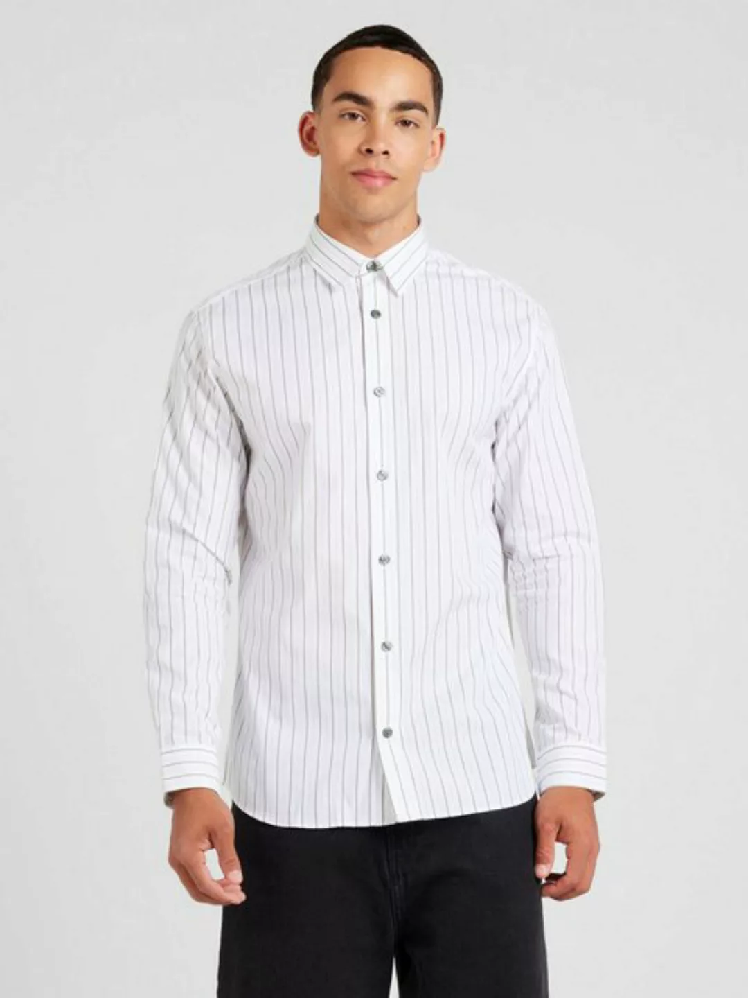 Jack & Jones Langarmhemd JPRBLABUSHWICK STANLEY (1-tlg) günstig online kaufen