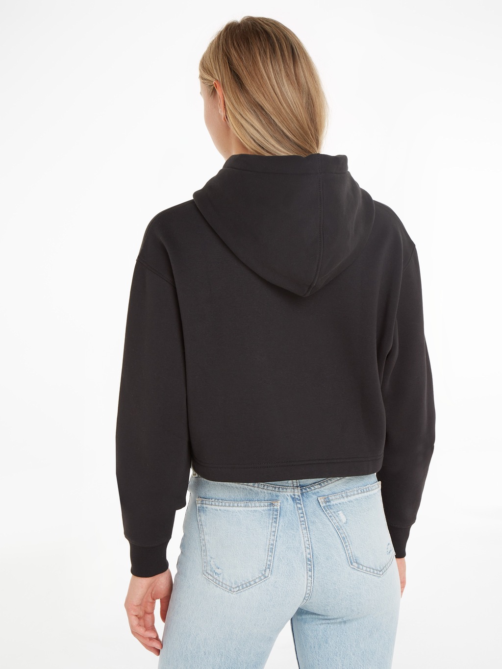 Calvin Klein Jeans Kapuzensweatshirt PRINTED BOX CROPPED HOODIE günstig online kaufen