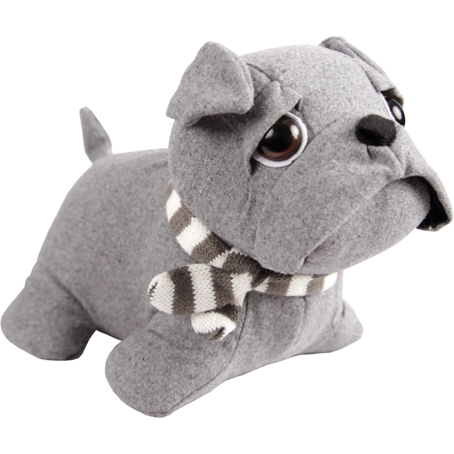 Bestlivings Türstopper Mops Bulldogge 25 x 20 cm Silber günstig online kaufen