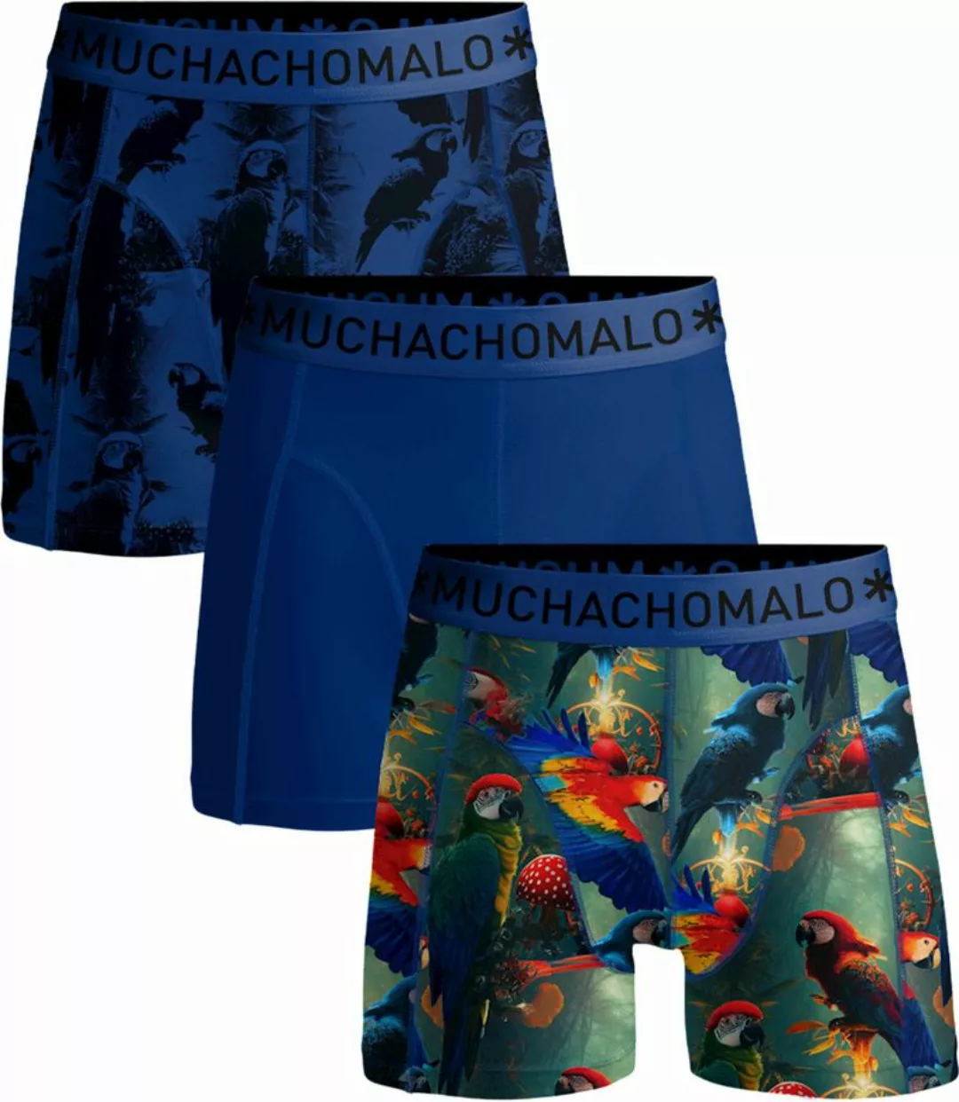 Muchachomalo Boxershorts 3er-Pack Papagayo - Größe XXL günstig online kaufen