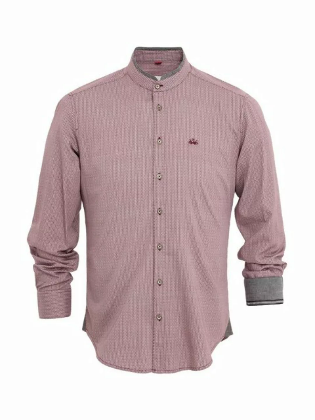 Spieth & Wensky Trachtenhemd Hemd DORIAN dunkelrot (Slim Fit) günstig online kaufen