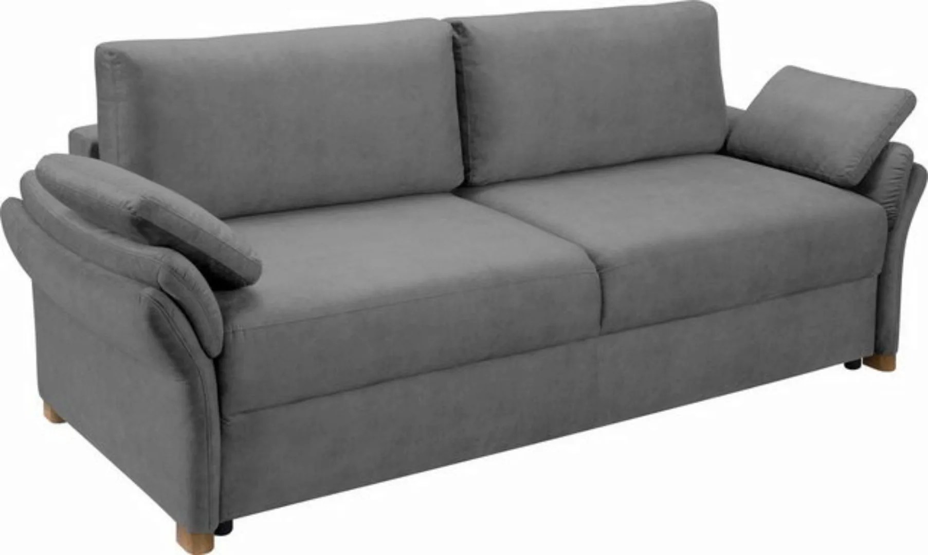 exxpo - sofa fashion 3-Sitzer, inkl. Boxspring/Federkern-Polsterung, Bettfu günstig online kaufen