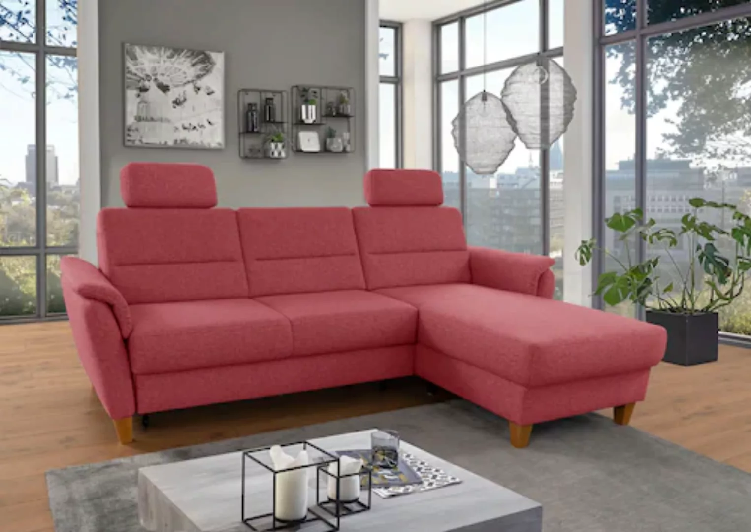 Home affaire Ecksofa "Palmera L-Form" günstig online kaufen