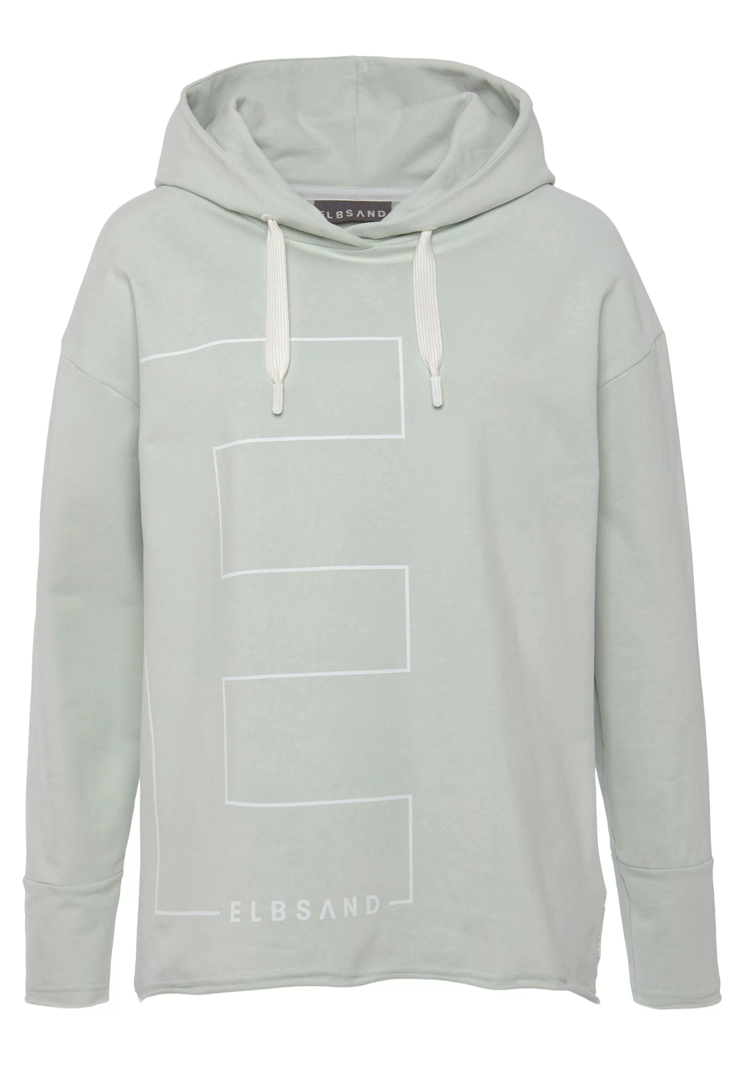 Elbsand Kapuzensweatshirt "Dea", Hoodie mit Logodruck vorne günstig online kaufen