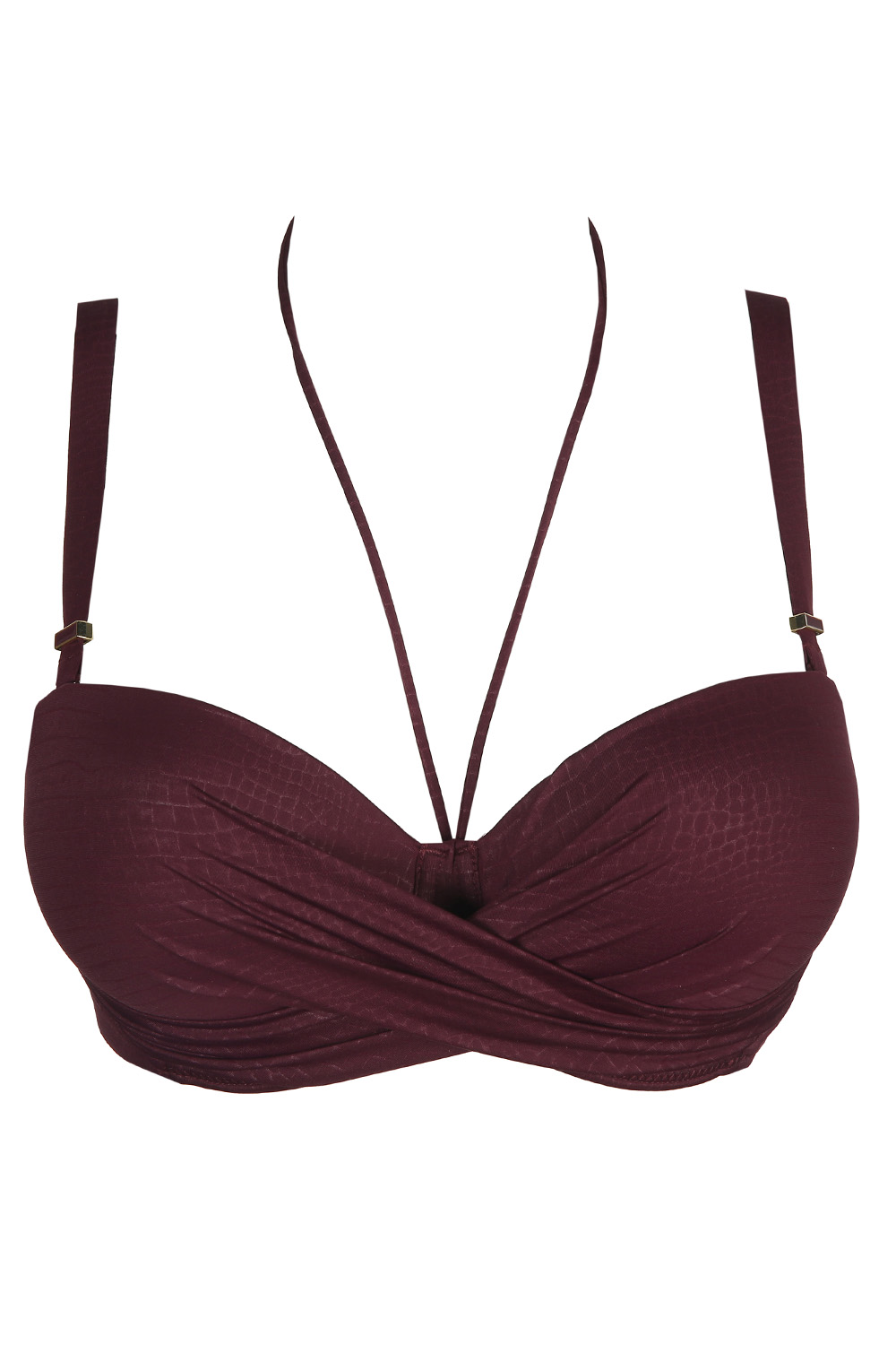 PrimaDonna Bikini-Oberteil, trägerlos unterlegt Dalyan 90C violett günstig online kaufen