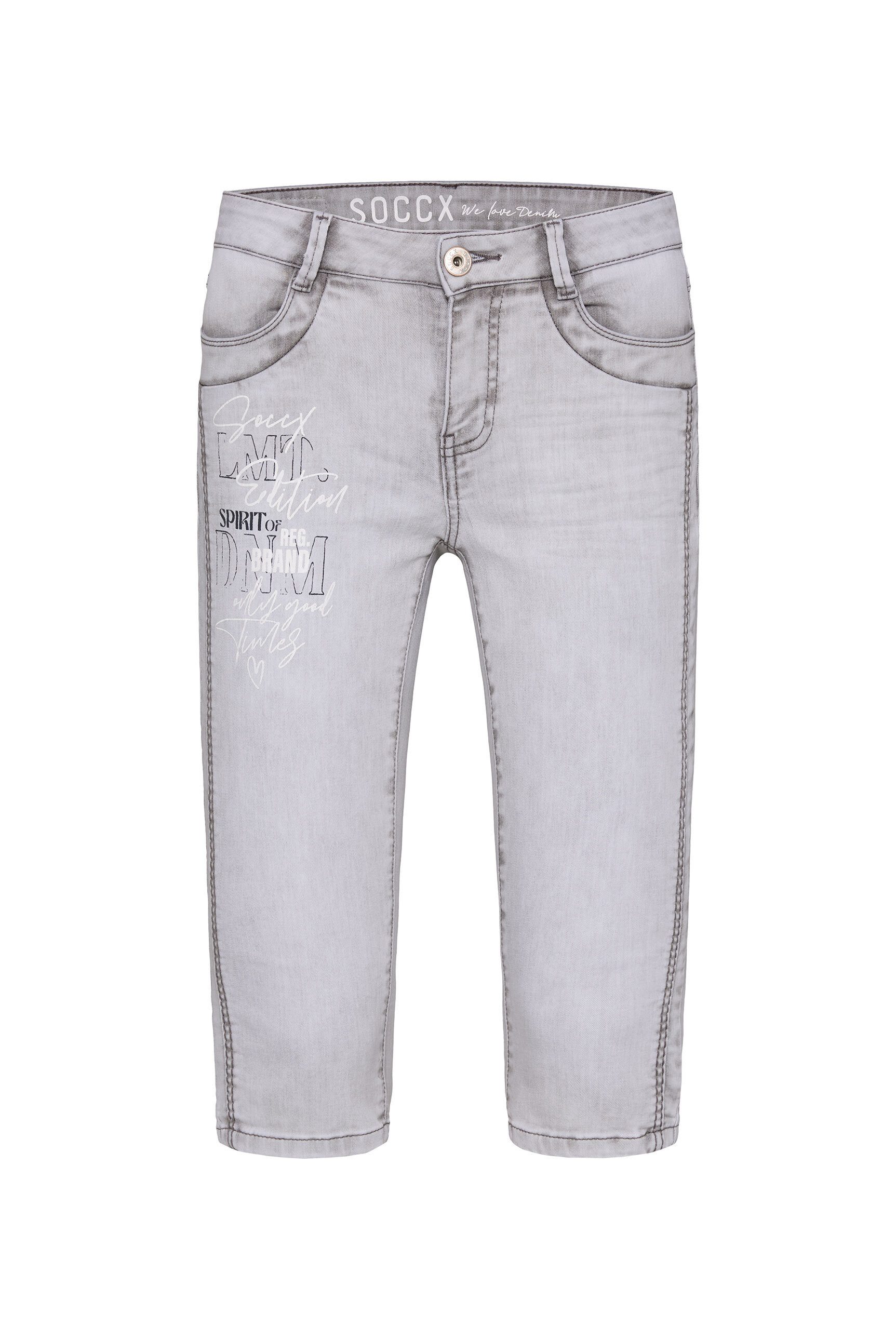 SOCCX Jeansshorts, mit normaler Leibhöhe günstig online kaufen