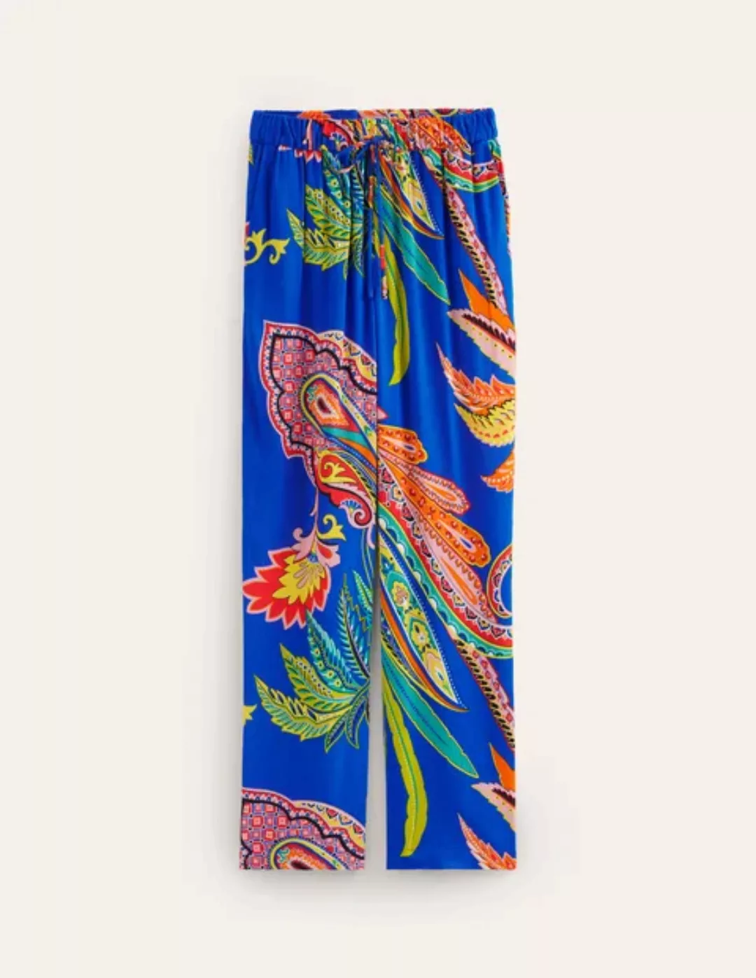 Knitterhose mit spitz zulaufendem Bein Damen Boden, Bunt, Malerisches Paisl günstig online kaufen