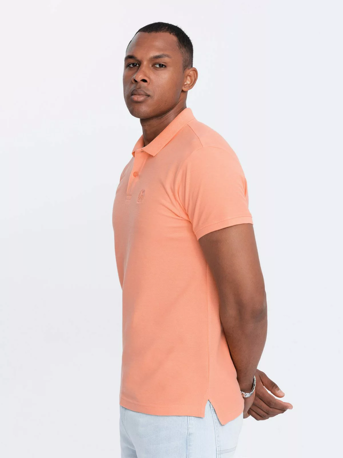 OMBRE Poloshirt Herren-Poloshirt aus Piqué-Strick BASIC günstig online kaufen