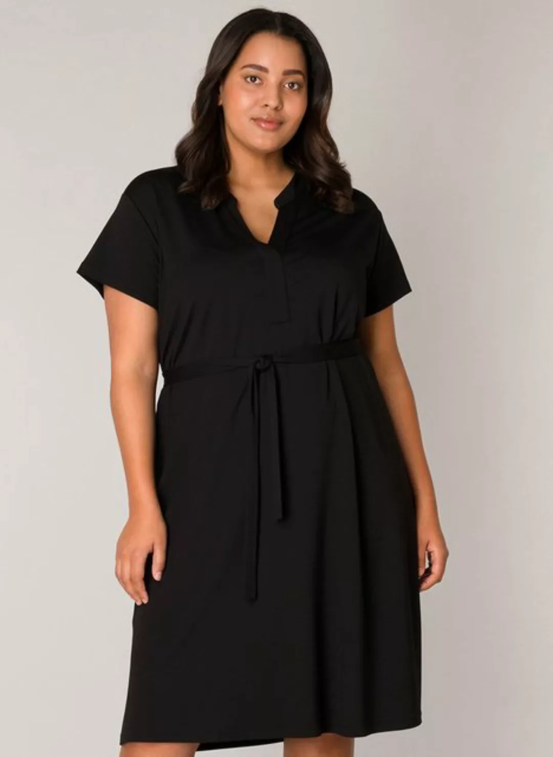 Base Level Curvy Sommerkleid mit Bindegürtel günstig online kaufen