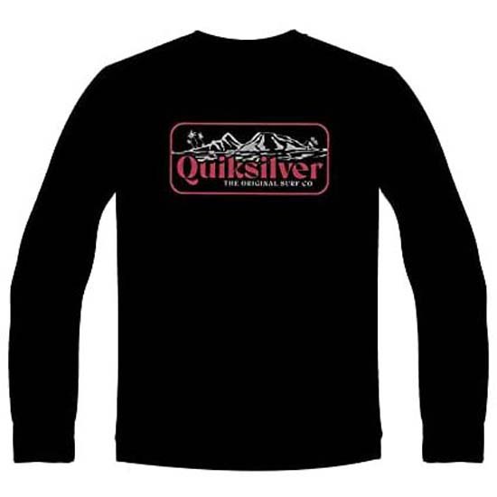 Quiksilver Mountain Script Langarm-t-shirt XS Black günstig online kaufen