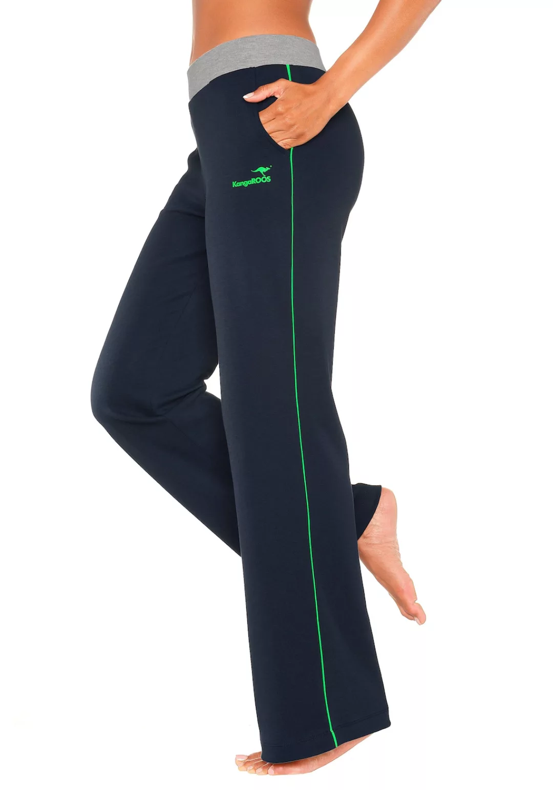 KangaROOS Relaxhose, mit breitem Bund, Loungewear, Loungeanzug günstig online kaufen