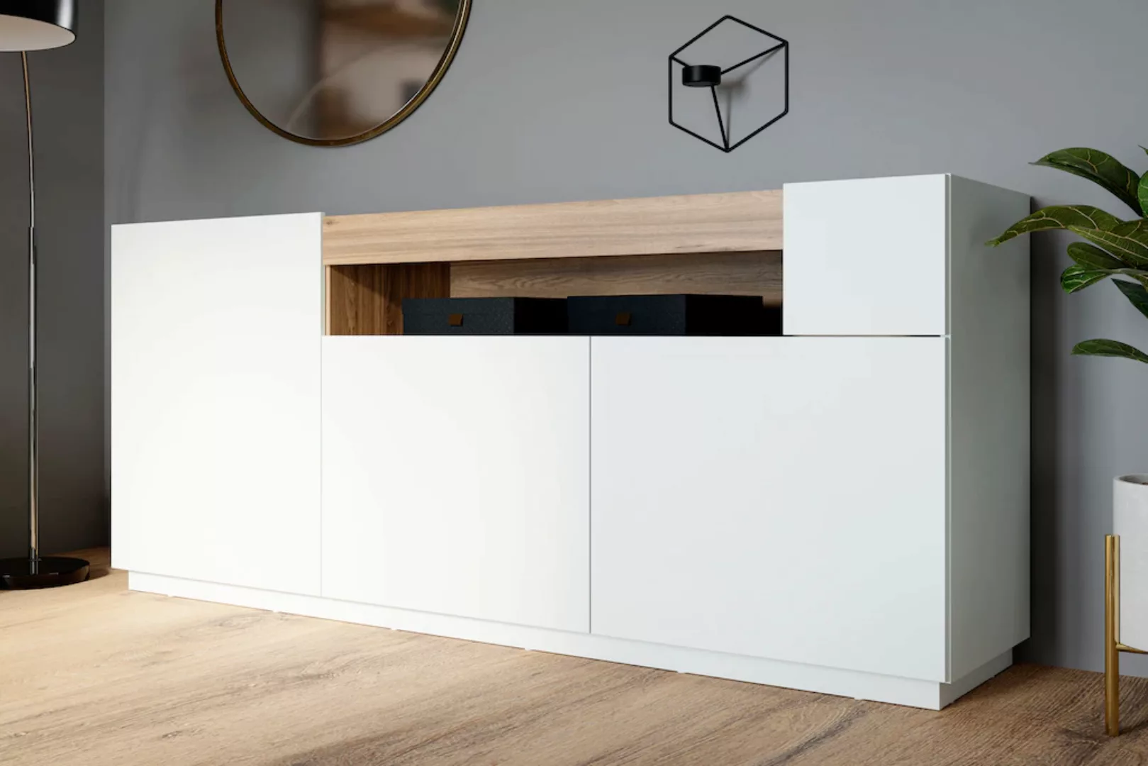 FORTE Sideboard "Ranflury", Breite ca. 122,5 cm günstig online kaufen