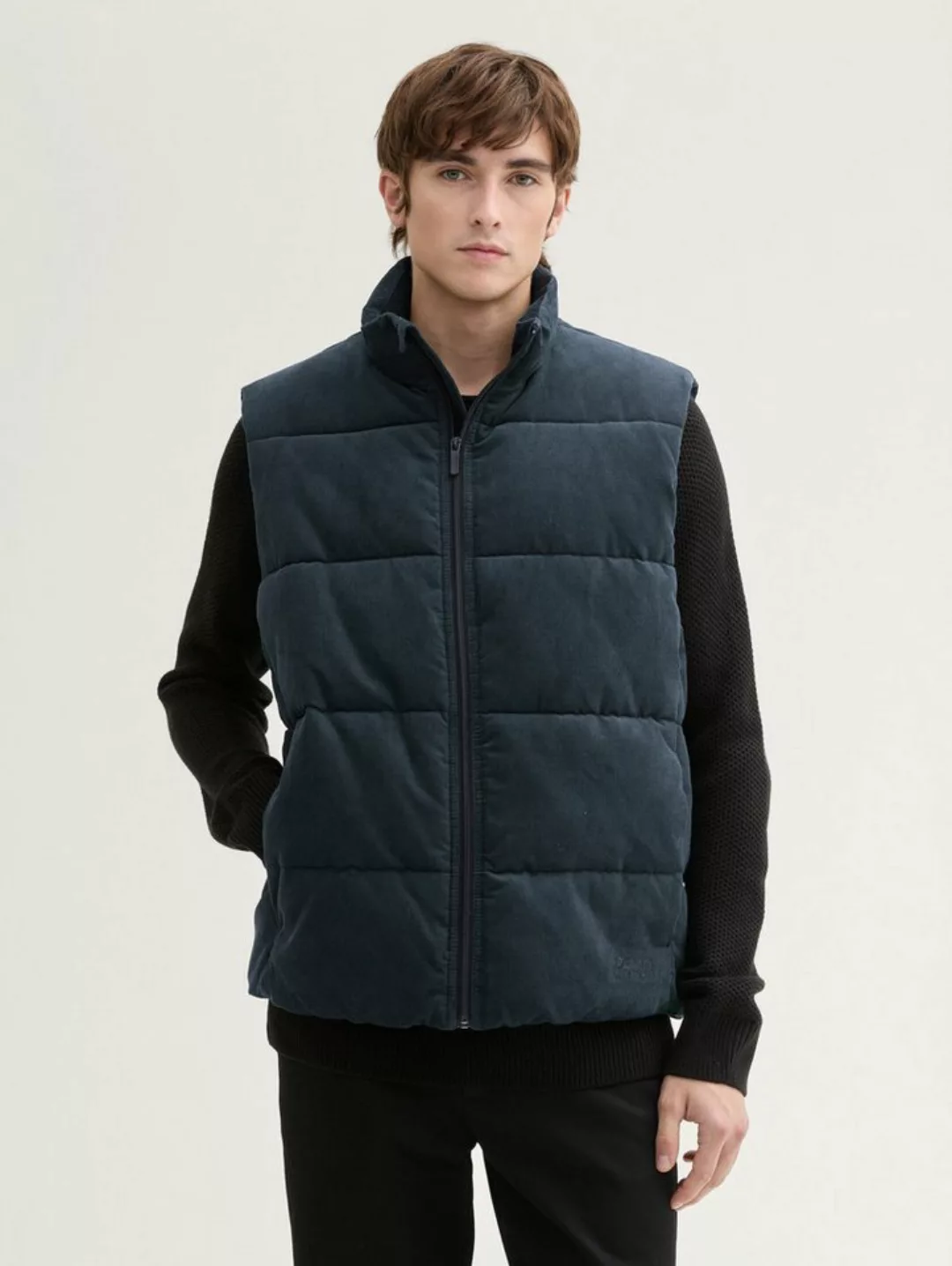 TOM TAILOR Denim Steppweste Puffer Weste in Kord Optik günstig online kaufen