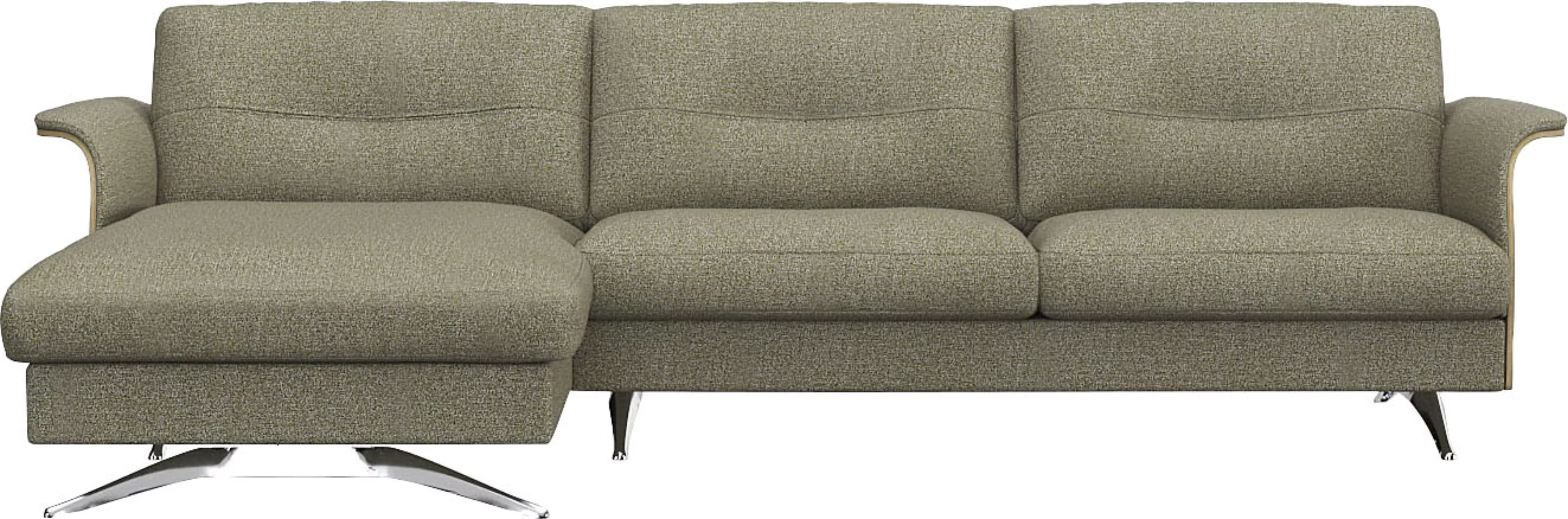 FLEXLUX Ecksofa »Glow, super bequem durch hochwertigem Sitzaufbau mit Feder günstig online kaufen