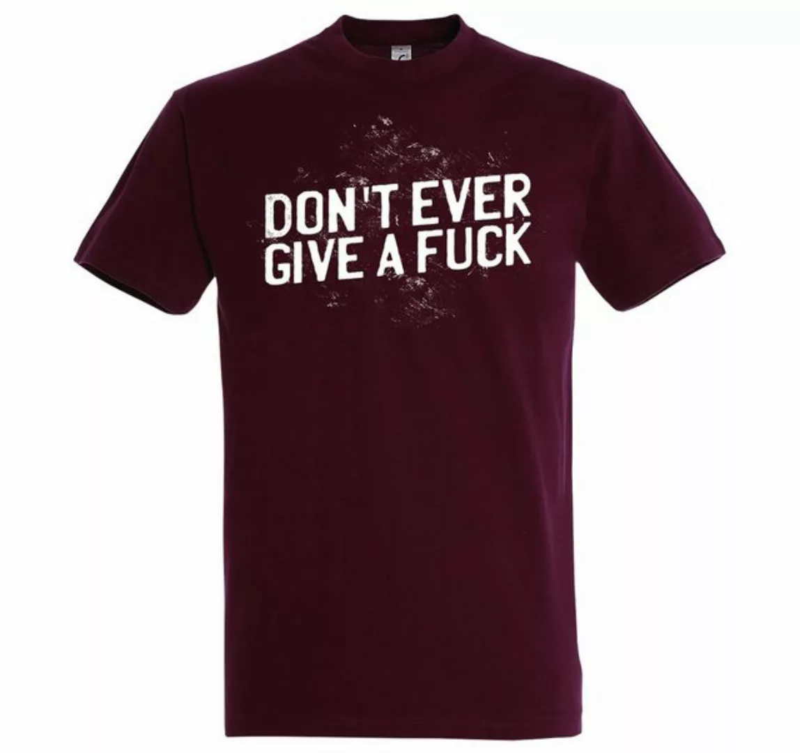 Youth Designz T-Shirt "Don´t ever give a f*ck" T-Shirt mit lustigem Spruch günstig online kaufen