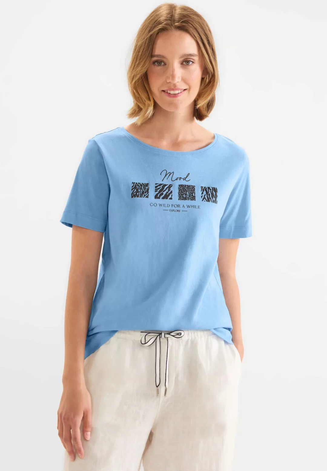 STREET ONE T-Shirt, aus reiner Baumwolle günstig online kaufen
