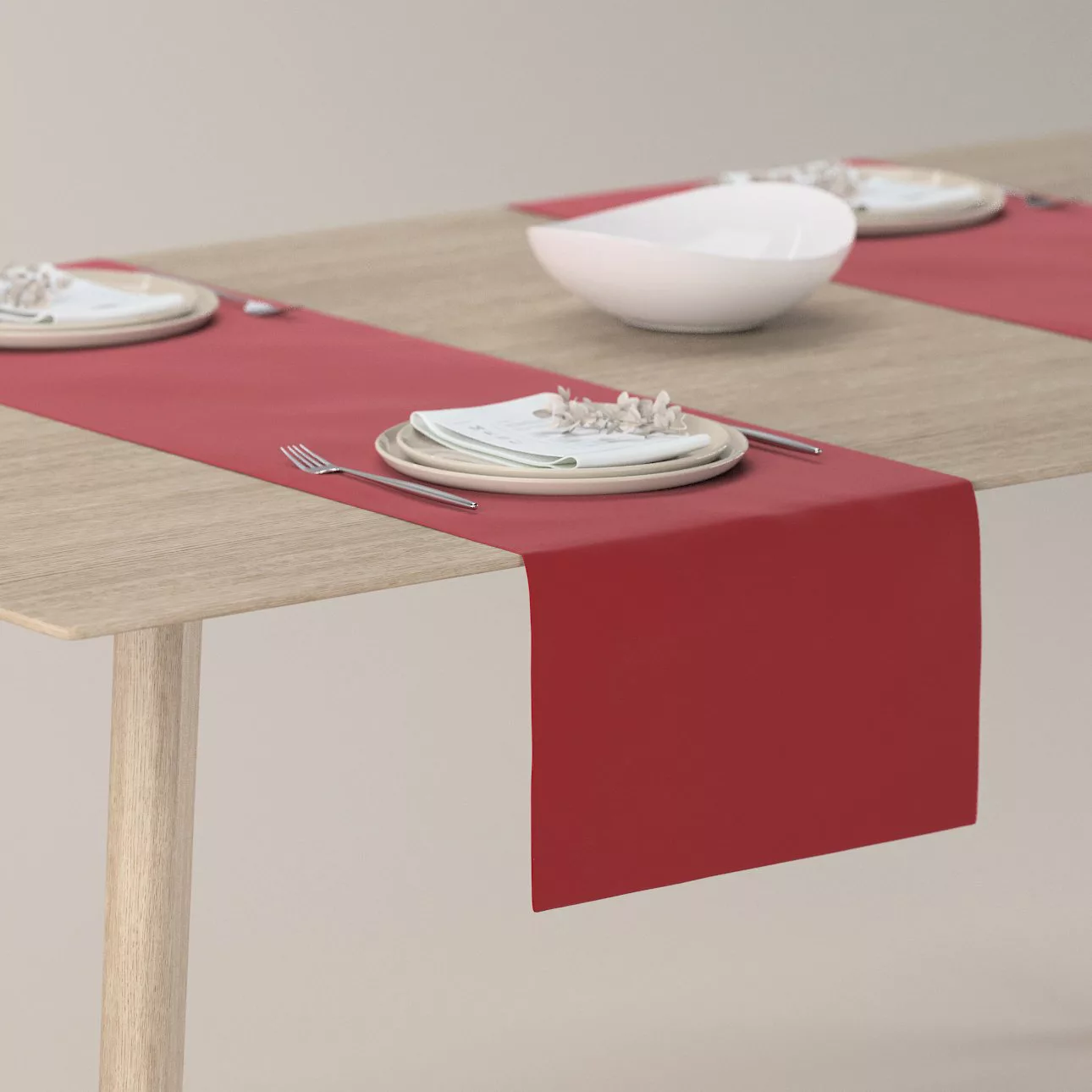 Tischläufer, rot, 40 x 130 cm, Velvet (704-15) günstig online kaufen