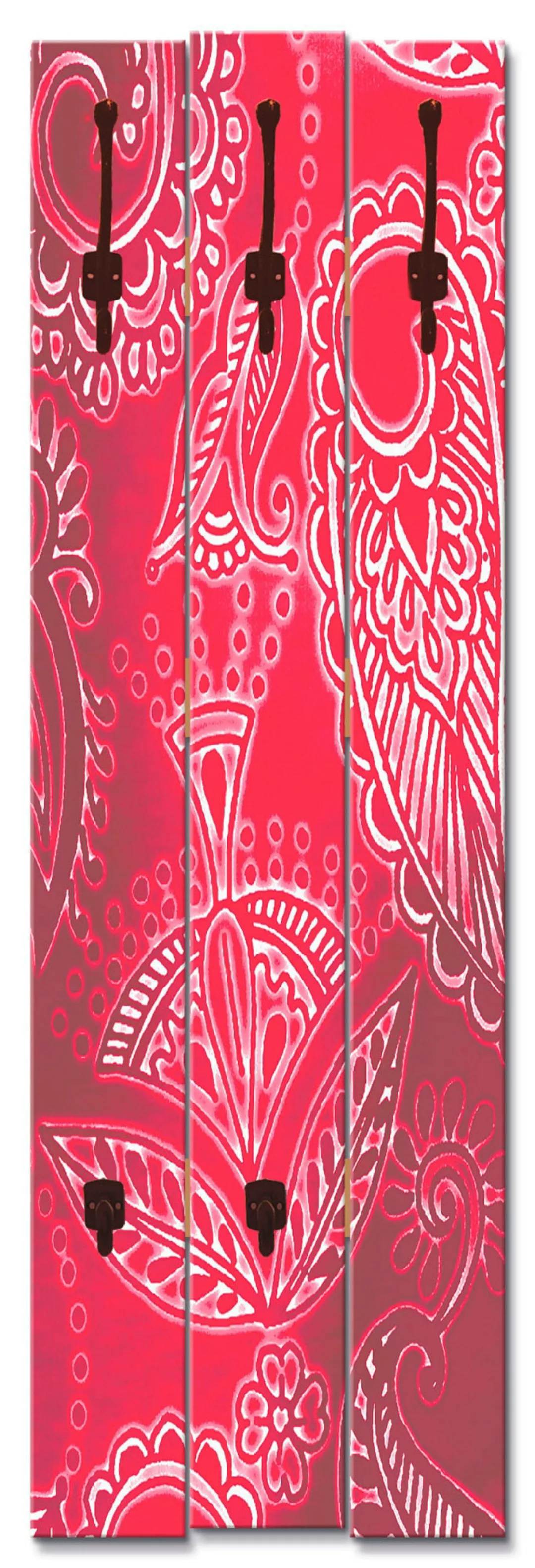 Artland Garderobenleiste »Dekoratives Rot«, teilmontiert günstig online kaufen