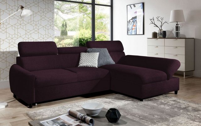 Luxusbetten24 Schlafsofa Designer Sofa Noura Mini, mit Schlaf- und Klappfun günstig online kaufen