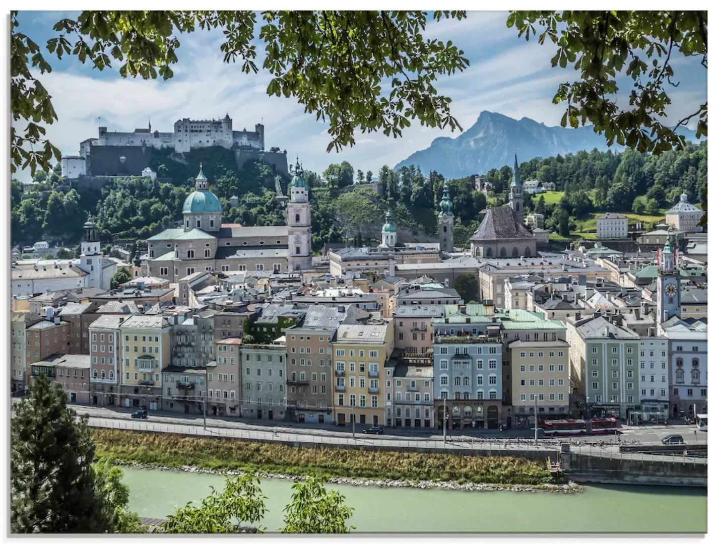 Artland Glasbild "Salzburg Blick auf die Altstadt", Österreich, (1 St.), in günstig online kaufen