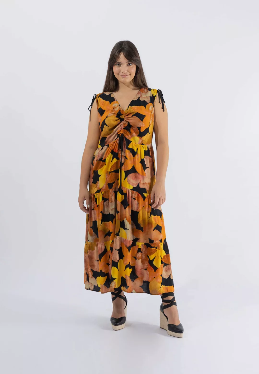 October Jerseykleid, mit schönem Schmetterlingsprint günstig online kaufen