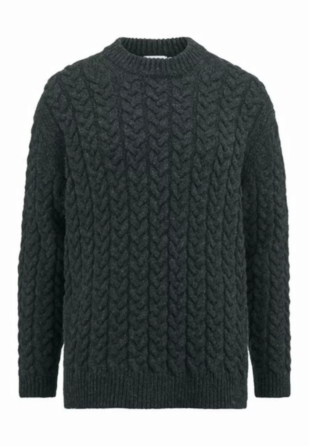 Hessnatur Strickpullover aus reiner Merinowolle (1-tlg) günstig online kaufen