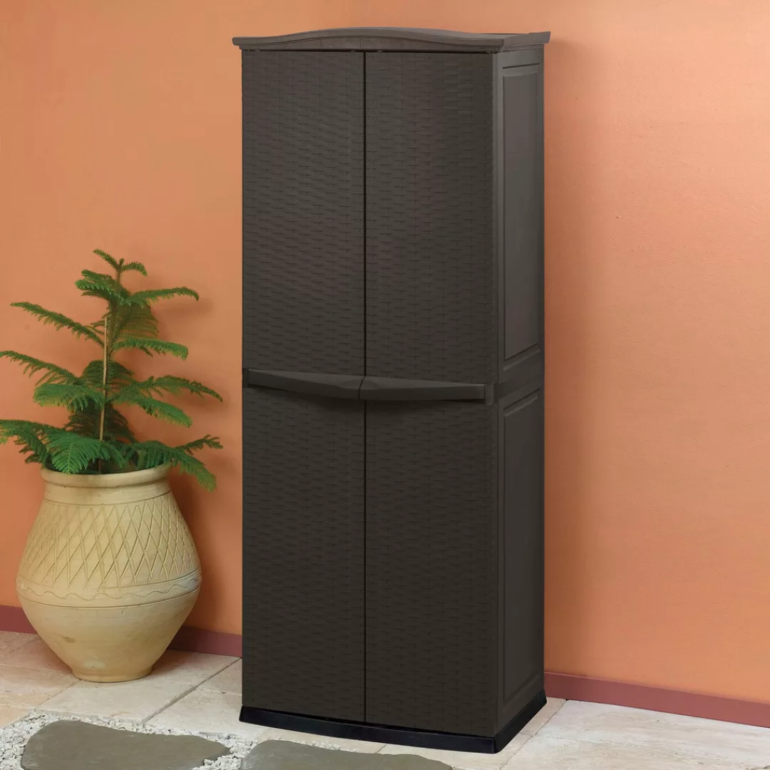 Keter Garten-Geräteschrank ""Rattan Style Utility Shed"" günstig online kaufen