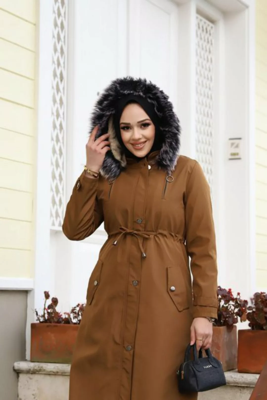 MİSSKAYLE Winterjacke Doppelreißverschlussmantel günstig online kaufen