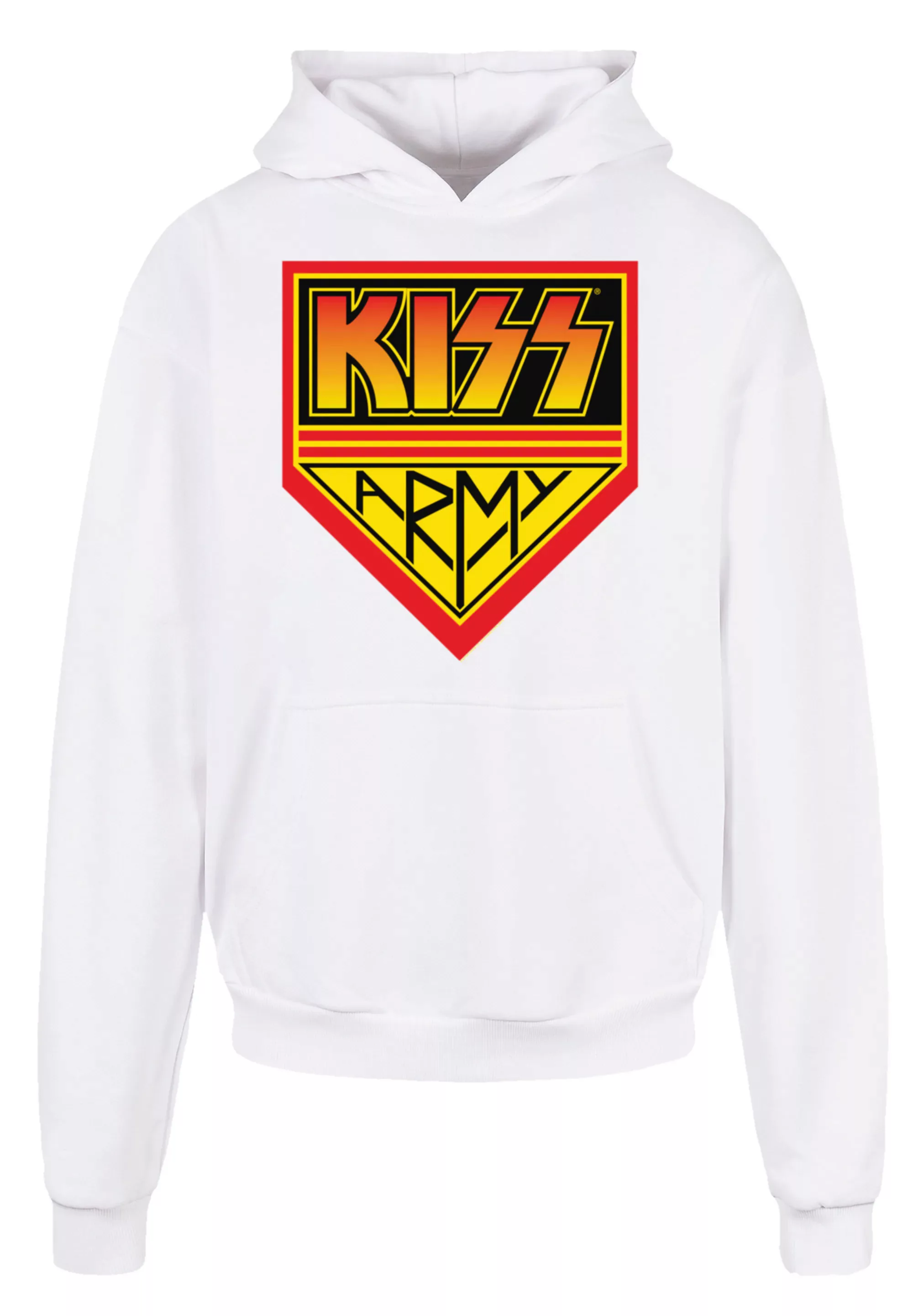 F4NT4STIC Kapuzenpullover "Kiss Rock Band Army Logo", Premium Qualität, Mus günstig online kaufen