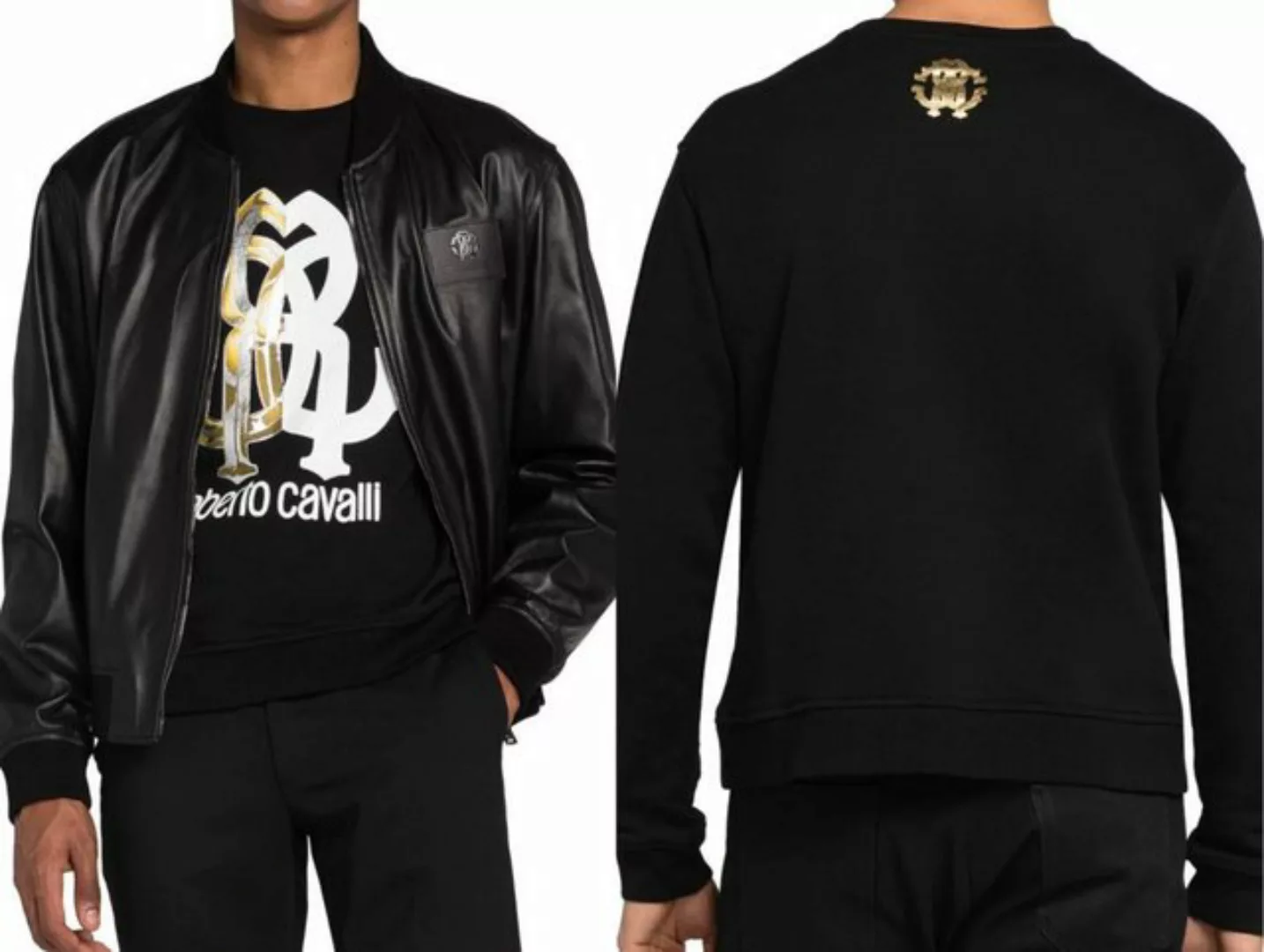 roberto cavalli Sweatshirt ROBERTO CAVALLI FIRENZE RC LOGO SWEAT SWEATER SW günstig online kaufen