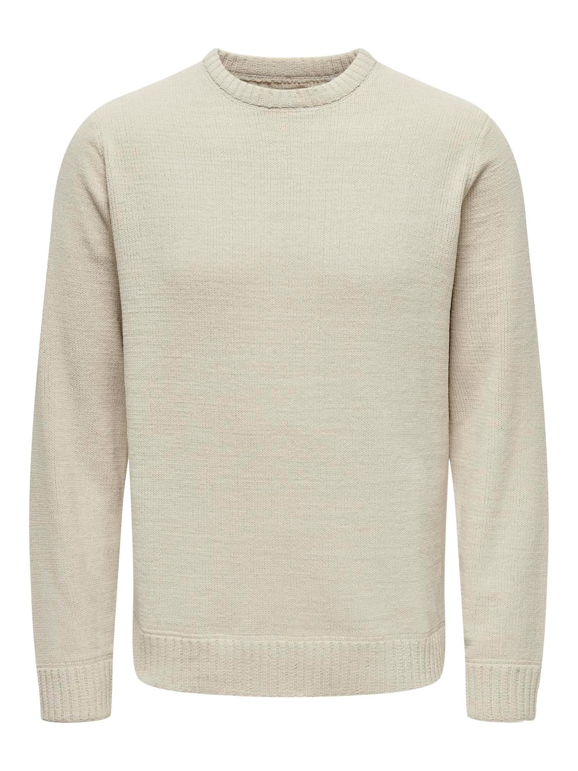 ONLY & SONS Strickpullover "ONSETHAN LIFE REG 7 CREW KNIT" günstig online kaufen