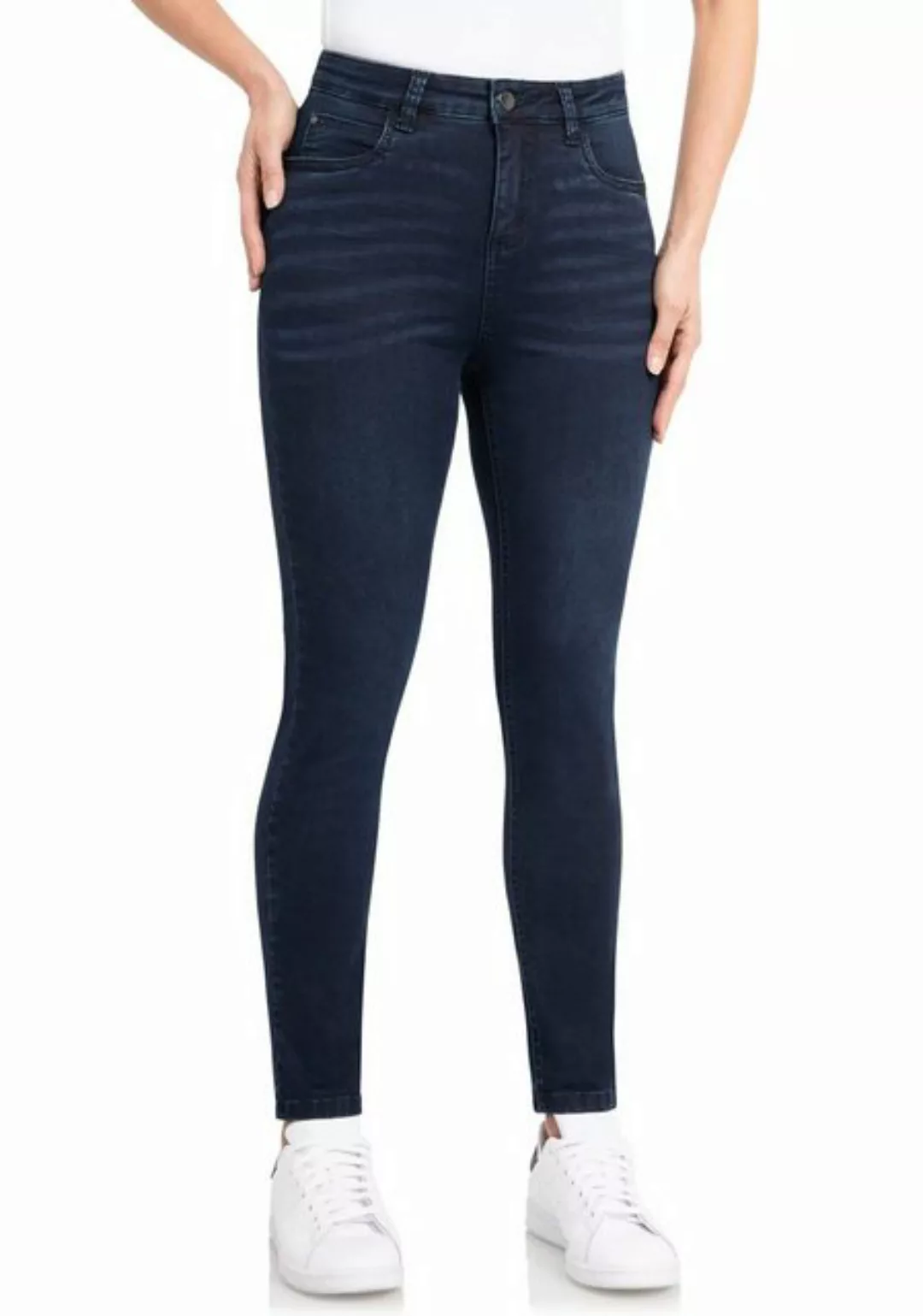 wonderjeans High-waist-Jeans, Hoch geschnitten mit leicht verkürztem Bein günstig online kaufen