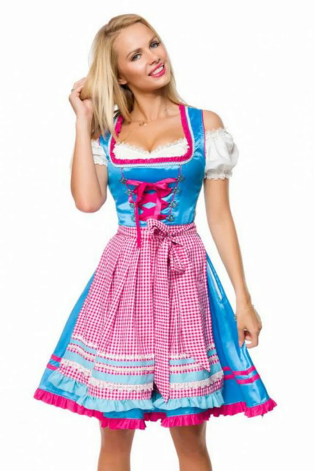 Dirndline Dirndl Tracht Dirndl Kleid Oktoberfest Wiesn Wasn Schürze Trachte günstig online kaufen