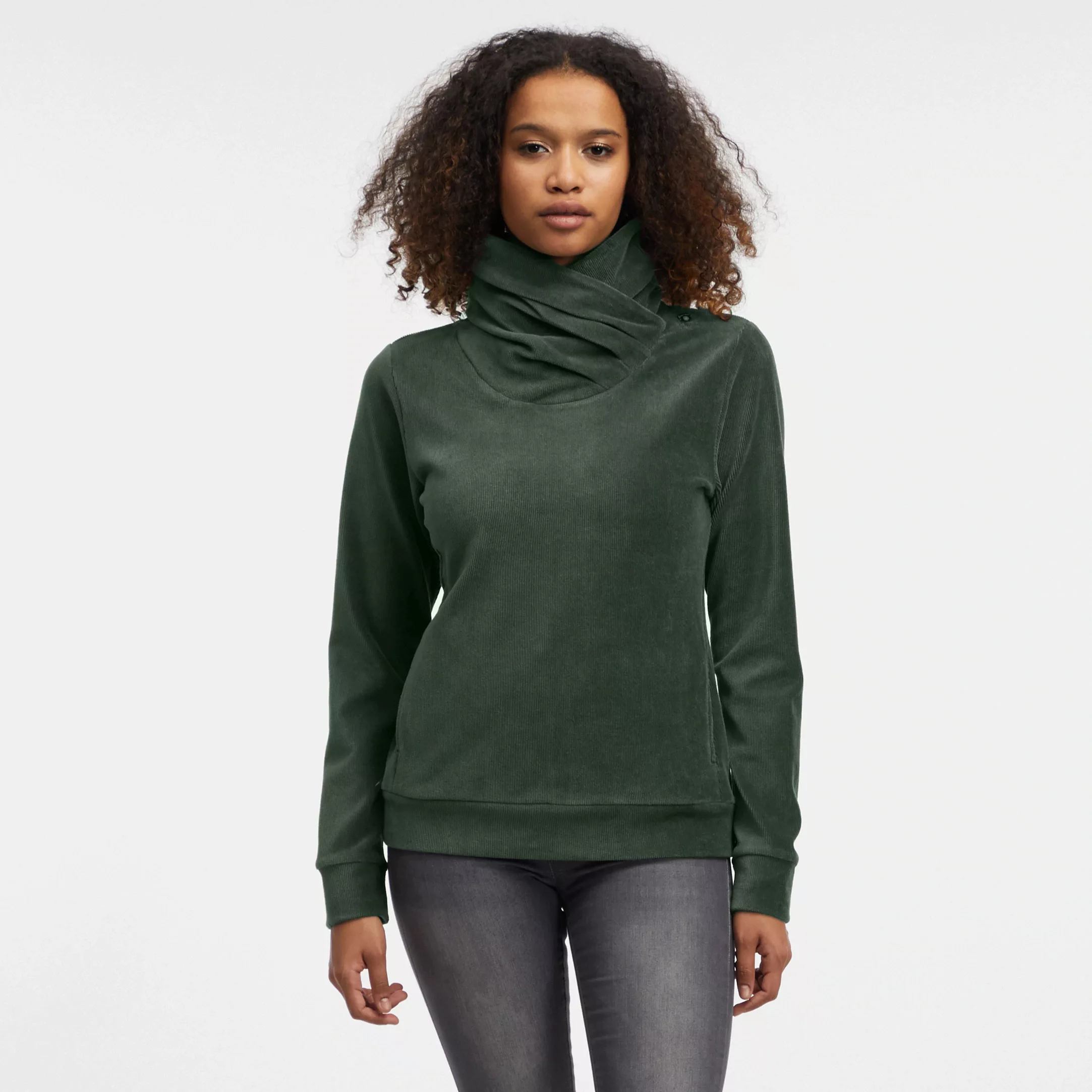 Ragwear Sweatshirt "ANABELKA CORDUROY", in gerippter Cord Optik günstig online kaufen