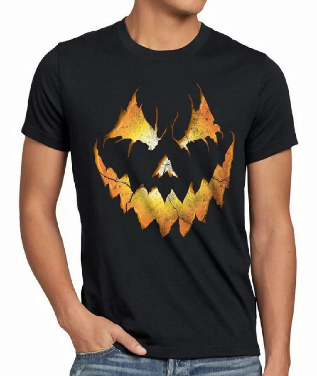 style3 T-Shirt Halloween Pumpkin Kürbiskopf Horror Fasching kürbis kostüm k günstig online kaufen