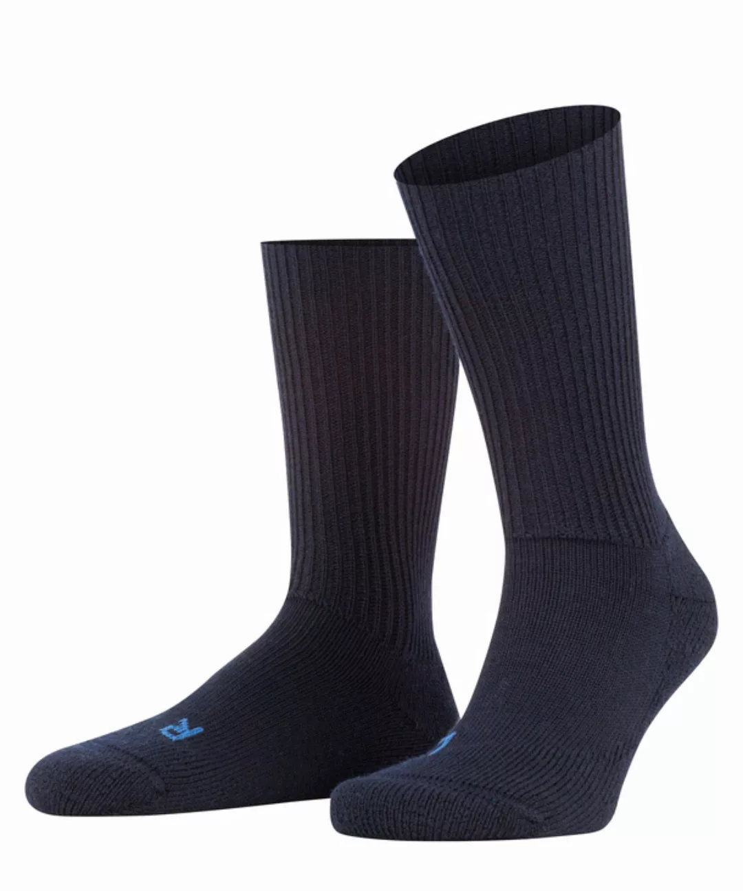 FALKE Walkie Ergo Socken, 37-38, Blau, Uni, Schurwolle, 16480-612001 günstig online kaufen