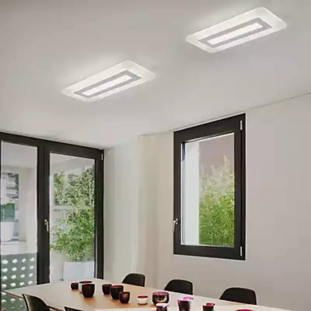 Helestra Wes Deckenleuchte LED, weiß - 60 x 25 cm günstig online kaufen