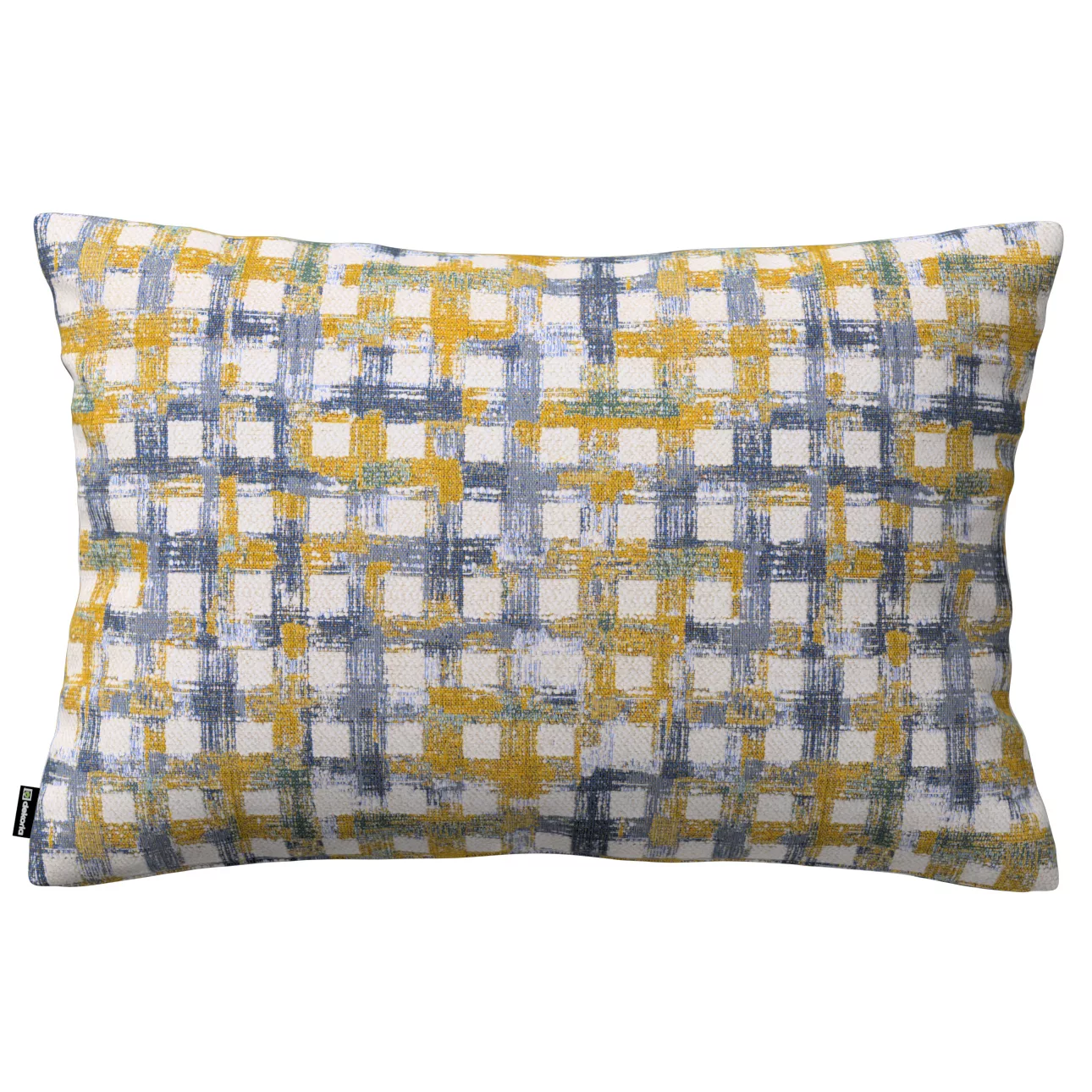 Kissenhülle Kinga rechteckig, blau-gelb, 47 x 28 cm, Cosy Home (145-16) günstig online kaufen